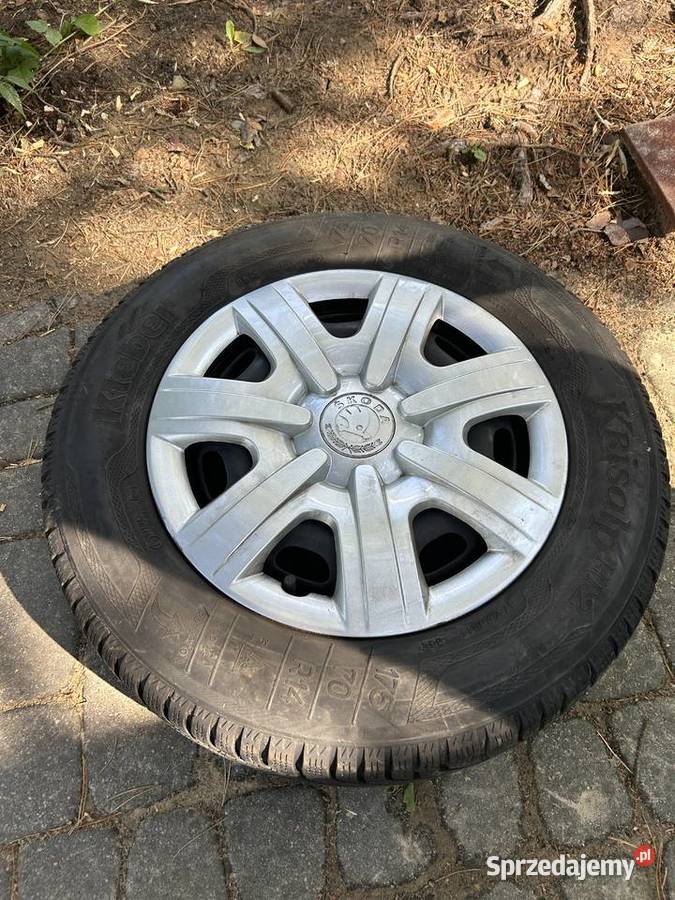 Felgi stalowe z oponami plus kołpaki Skoda 4 Samochodowe Stara Wieś