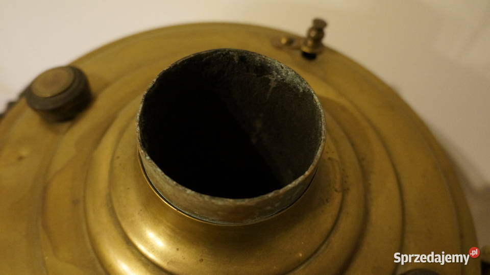 Oryginalny carski samowar z Tuły na węgiel Giżycko