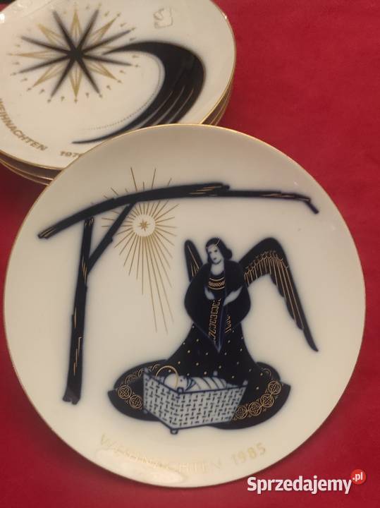 KPM Berlin talerz dekoracyjny Boże Narodzenie Pabianice