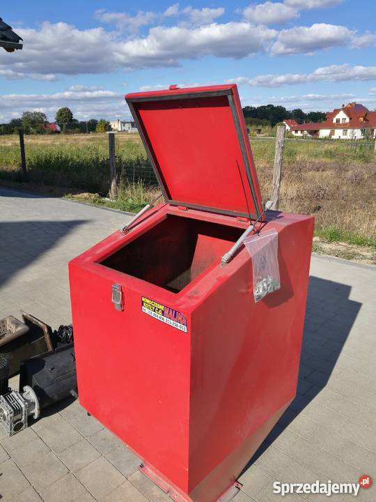 Podajnik opału zasobnik na ekogroszek sterownik