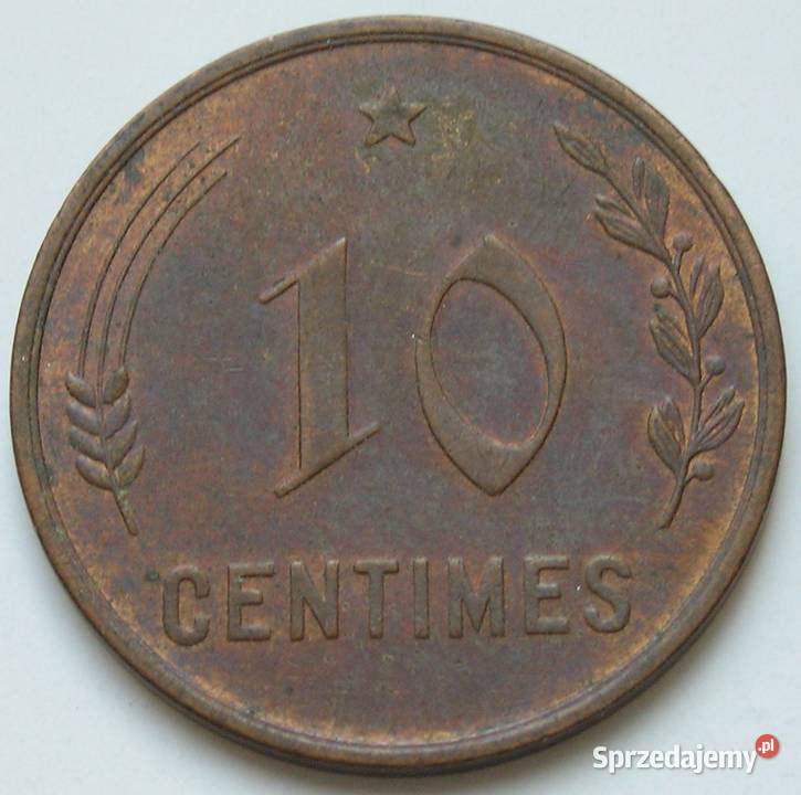 Luksemburg 10 centimes 1930 Charlotte stan 12 Łódź