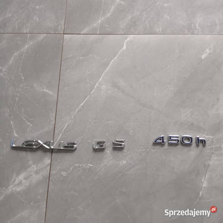 ZNACZEK EMBLEMAT LEXUS GS 450 h na klapę osobowe Karoseria