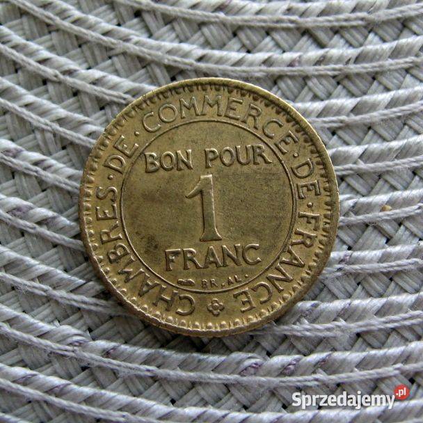 Francja 1 Frank 1921r Bon Pour Kalisz