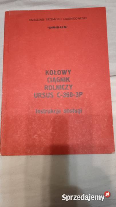 Instrukcja obsługi ciągnika rolniczego Ursus Lublin