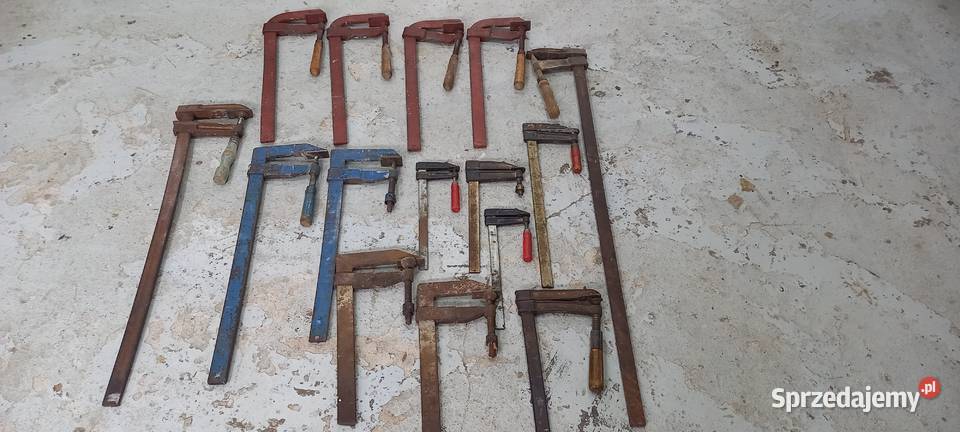 ściski stolarskie spawalnicze małe 50x150mm opolskie Błotnica Strzelecka