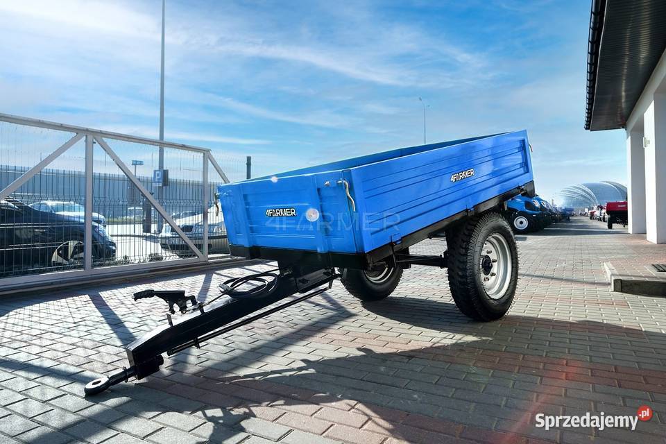 Przyczepa rolnicza jednoosiowa 15T z kiprem Tajęcina sprzedam