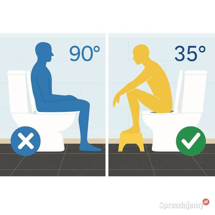Podnóżek do WC Toalety Stołek Toaletowy do