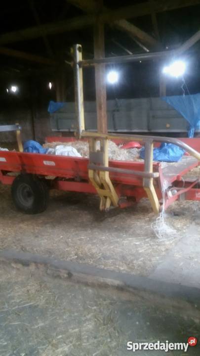 Wózek samozaładowczy do transportu bel Sipma nieuszkodzony Sypniewo