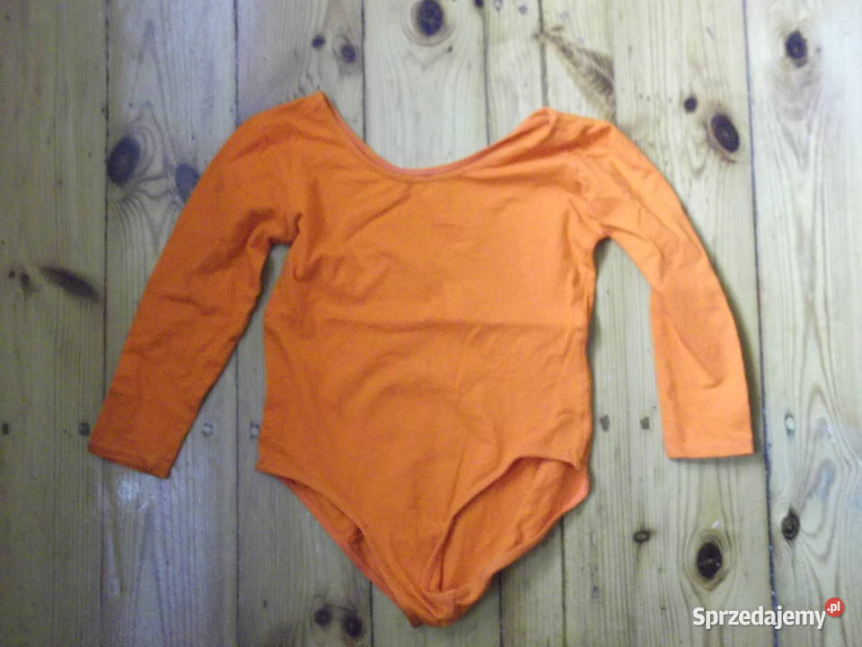 Pomarańczowe body rozmiar 116 Dla Dziecka dolnośląskie Legnica