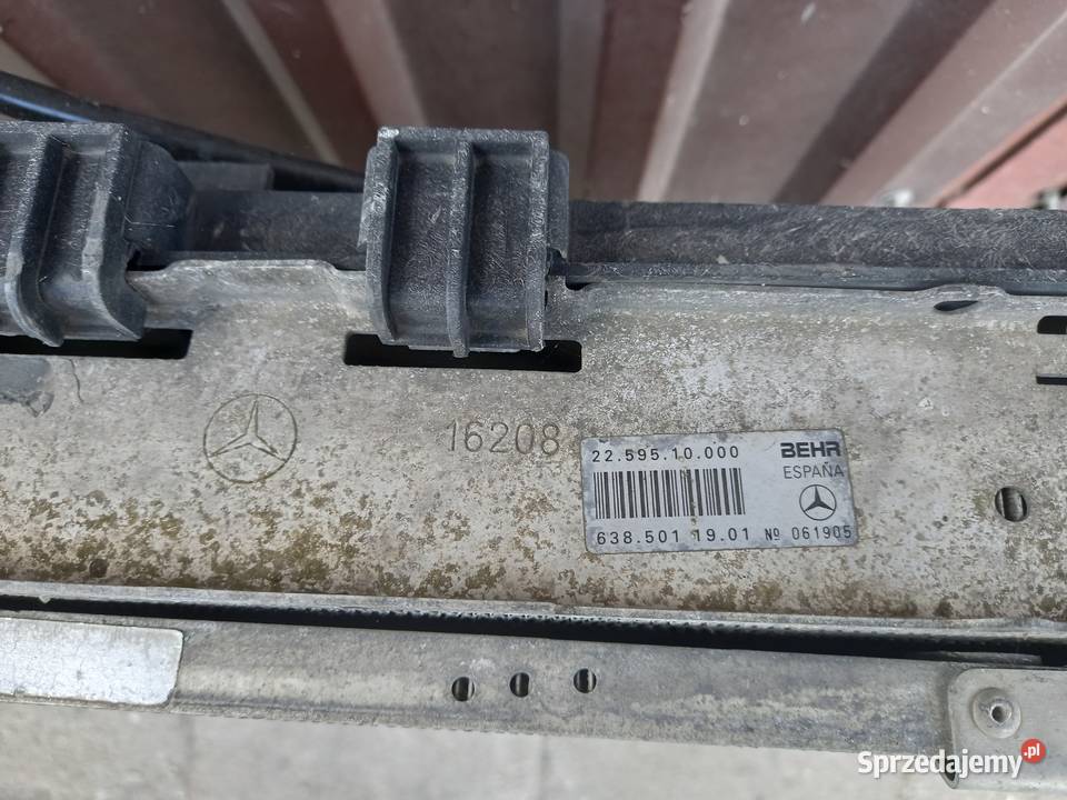 Mercedes Vito W 638 23 TD chłodnica wody wielkopolskie Bukownica