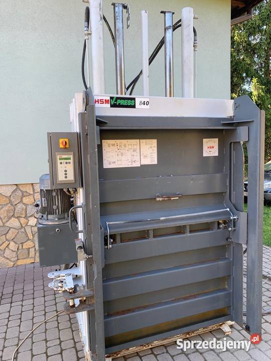 Kompaktor prasa belownica do odpadów papieru Łagów