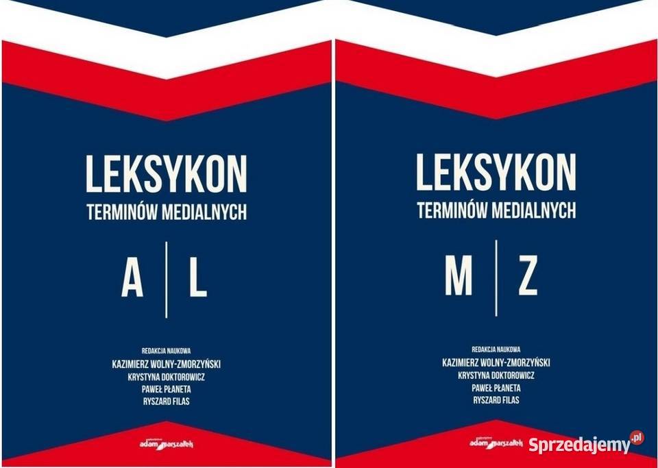 Leksykon terminów medialnych TOM I AL TOM II MZ filologie, językoznawstwo Łódź sprzedam