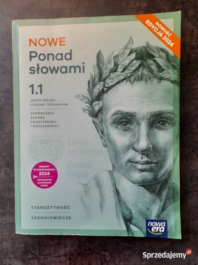 NOWE Ponad słowami 11 Podręcznik LO ZPiR Nowa tradycyjny podręcznik Kultura i Rozrywka mazowieckie