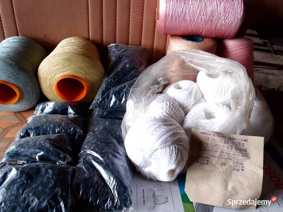 Nici zdobnicze bawełniane ariadna Napy zapinki łódzkie Łódź