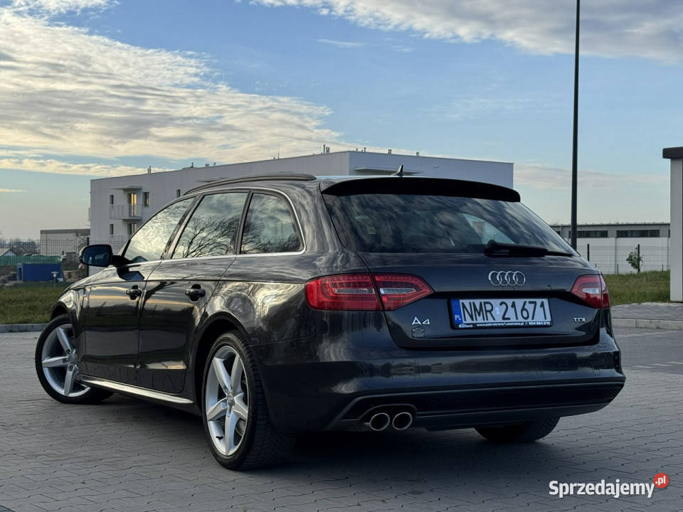 Audi A4 20 TDI 150 SLINE AUTOMAT LED Skóra wspomaganie kierownicy Mrągowo