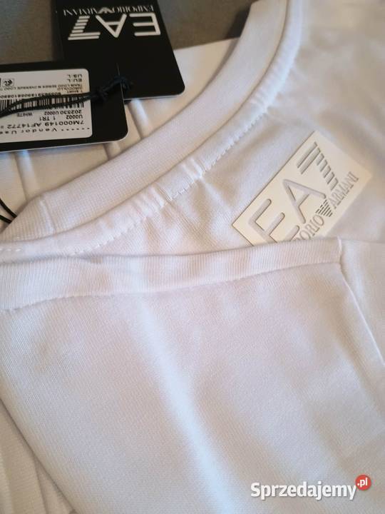 Tshirt męski EA7 Emporio Armani biały M nowy