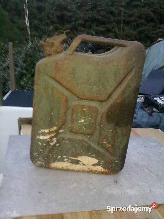 Kanister 20 L stalowy Kanistry, lejki i pompki łódzkie