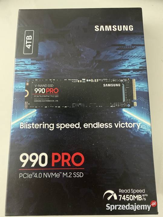 Nowy Dysk Samsung 990 Pro 4TB Rumia
