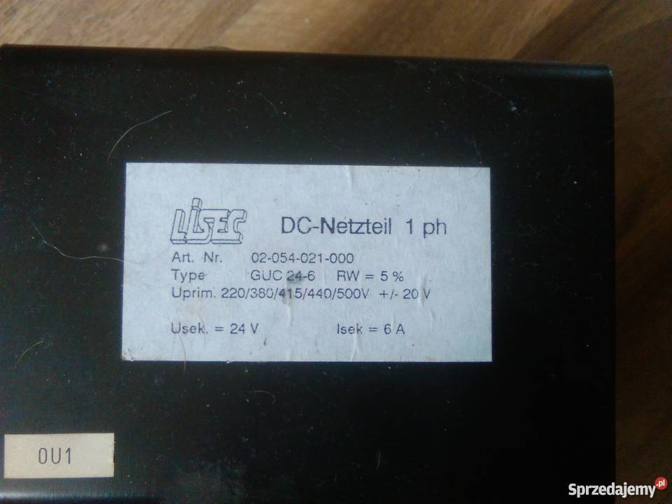 Zasilacz Block GUC DDBU 24 6  LISEC Poznań