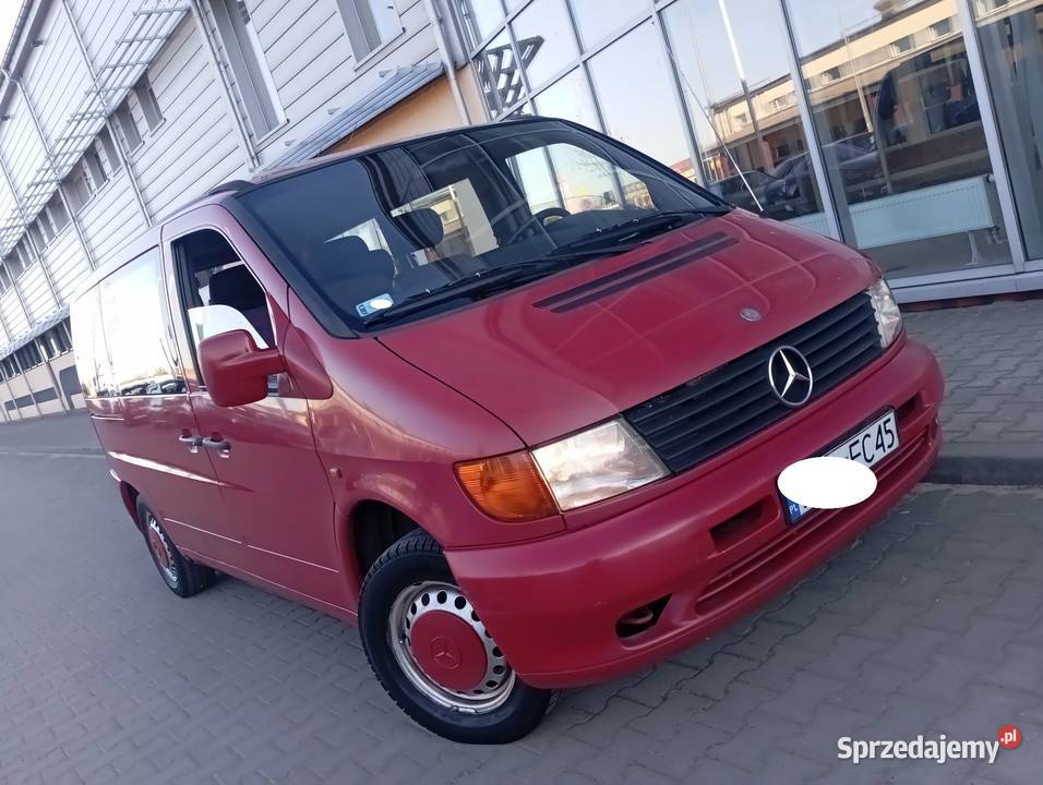 MERCEDES BENZ VITO 23 DIESEL 1 WŁAŚĆ 8 OSÓB VAT marża Gostynin sprzedam
