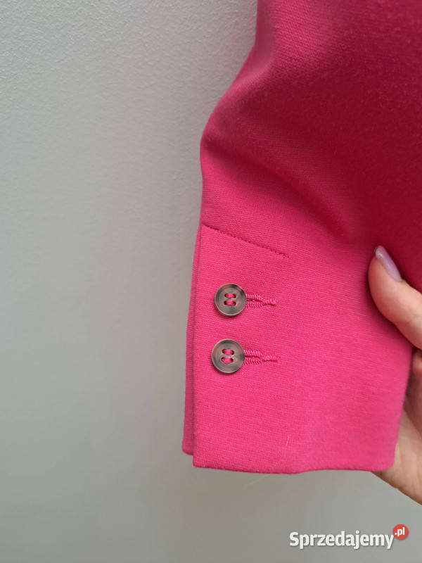 Fuksjowa marynarka HM rozmiar 34 elegancka i Rozmiar 34(XS) Trąbki Wielkie