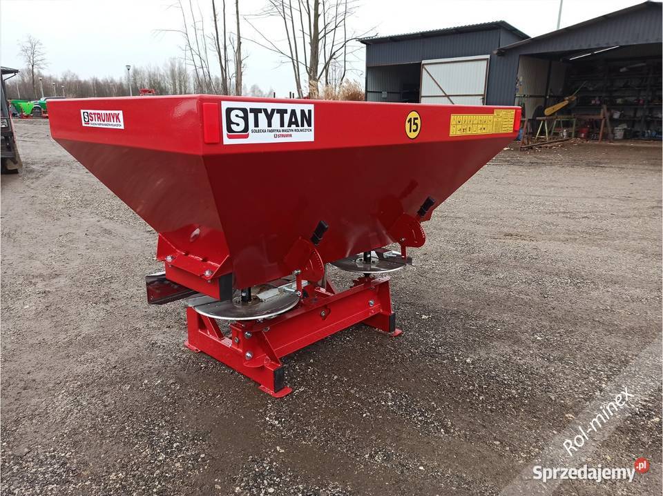 Rozsiewacz do nawozów Strumyk Tytan 15 Transport Tuchola sprzedam