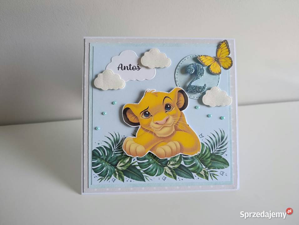 Personalizowana kartka urodzinowa ręcznie Rękodzieło Antyki, Sztuka, Kolekcje łódzkie Łódź