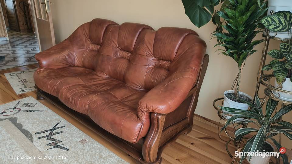 Sofa i fotel skórzany Słodków Pierwszy