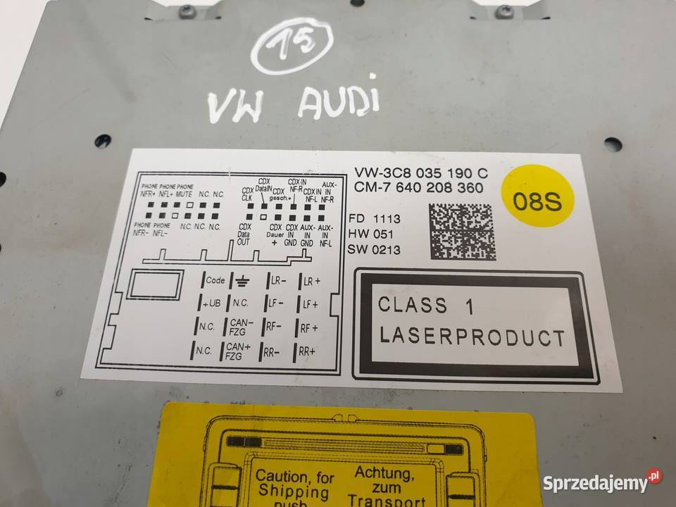 VW Passat Audi Skoda RADIO CD Nawigacja Chełm