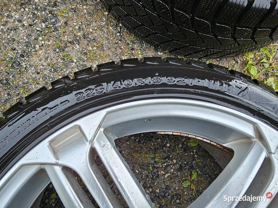 Alufelgi 5x112 z zimowymi oponami Średnica 18"