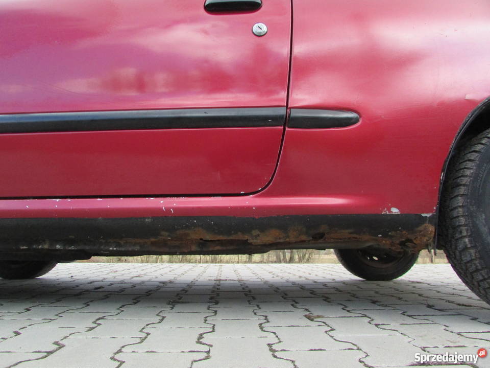 Fiat Seicento uszkodzony Miechów