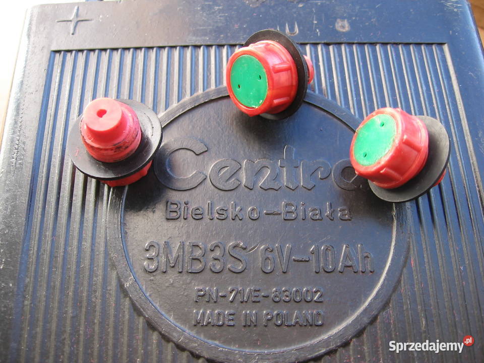 Centra akumulator 6V 10Ah WSK Komar Junak SHL Przemyśl