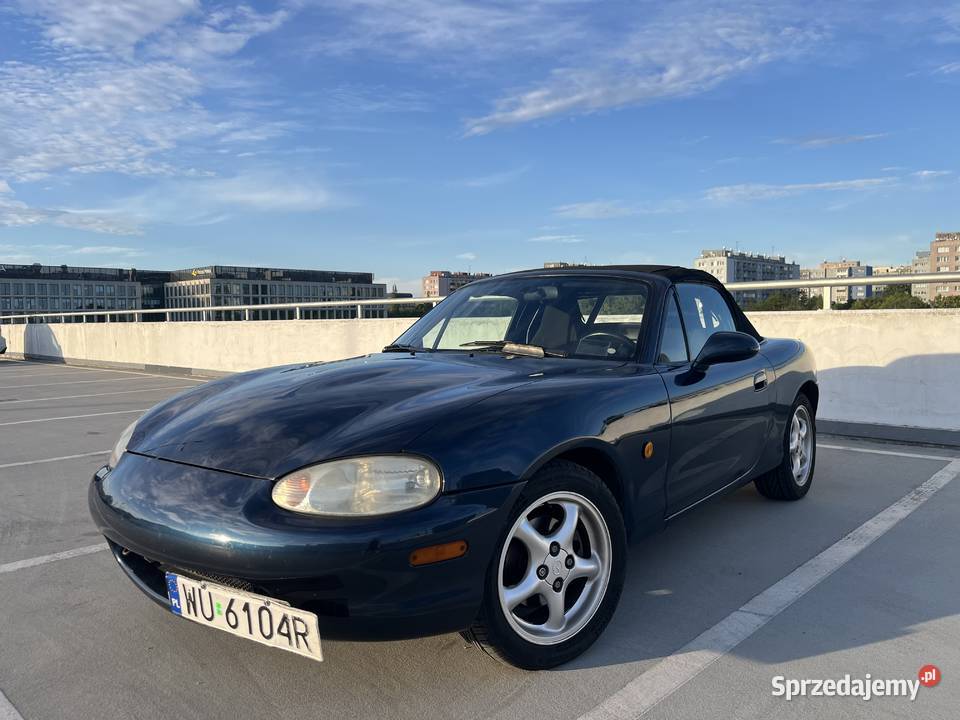 Mazda MX5 NB 99 w kolorze Twilight Blue Mica manualna Warszawa
