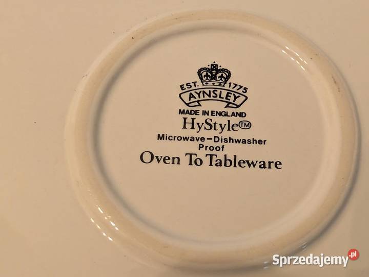 MISA PODŁÓŻNA NA STÓŁ Porcelana Aynsley Garden Piła