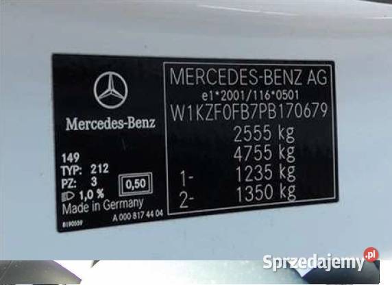 MERCEDESBENZ KLASA E 2023 199300 ccm 200 200KM Warszawa