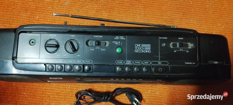 Radiomagnetofon Sanyo jamnik Augustów
