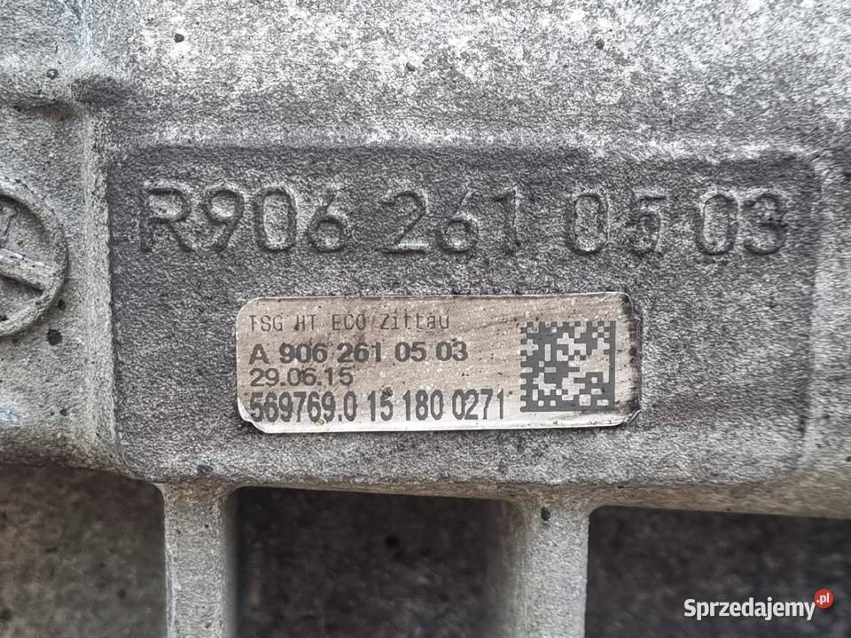 Mercedes W447 22 CDI MANUALNA SKRZYNIA BIEGÓW osobowe lubelskie Chełm