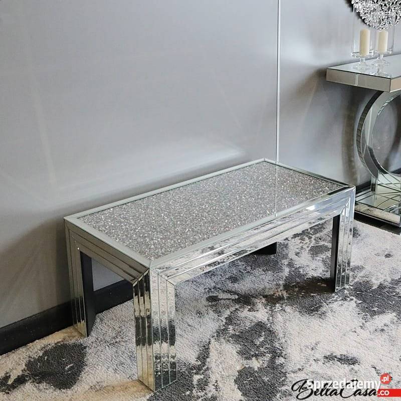 Ława Glamour Szklana Lustrzana Prostokątna Stoliki kawowe i ławy Warszawa