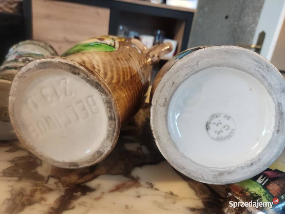 kolekcja wyrobów ręcznie malowanych dzbanki lubuskie Gorzów Wielkopolski