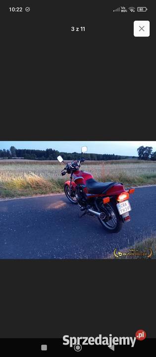 Yamaha XS 400 1987r 25KW czerwony