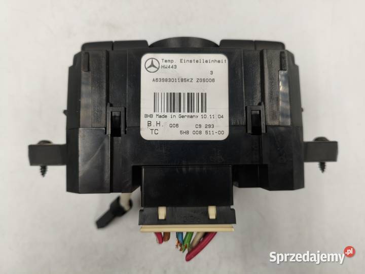 Panel Klimatyzacji Nawiewu Mercedes Vito W639