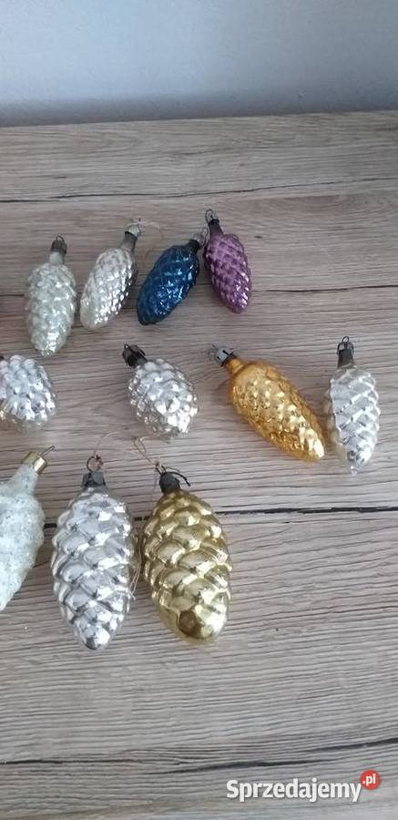 Bombki szyszki prl Przedbórz