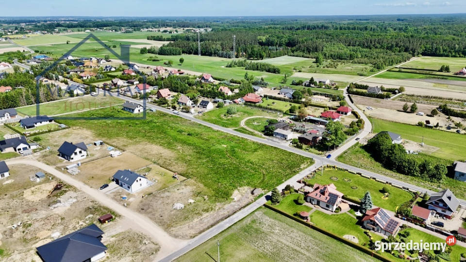 Działka pod budowę domu Wikielec 1210 m warmińsko-mazurskie