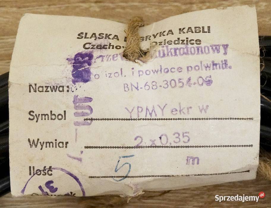 Przewód kabel mikrofonowy 2x035 YPMY ekr w Gliwice