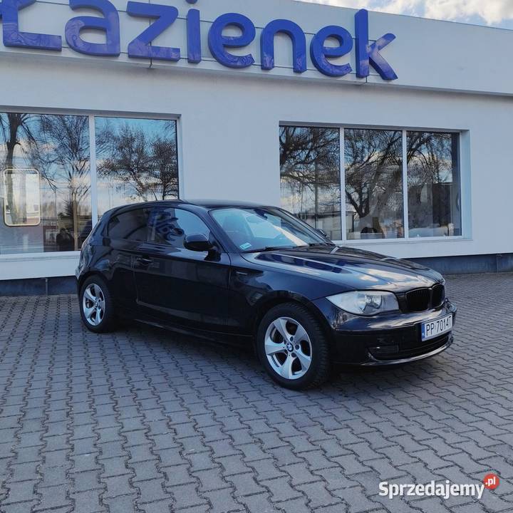 BMW SERIA 1 E81 BENZYNA 2009 OKAZJA elektryczne lusterka Wałcz sprzedam