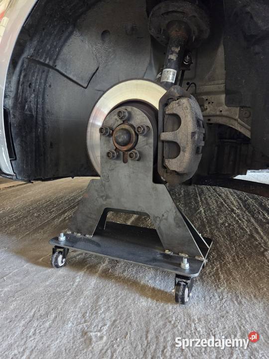 2x Kobyłki samochodowe Wózki Stojaki Na kółkach Majdan