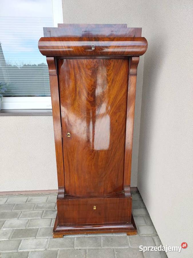 Stary słupek cylindryczny szafka biedermeier Meble Tczew sprzedam