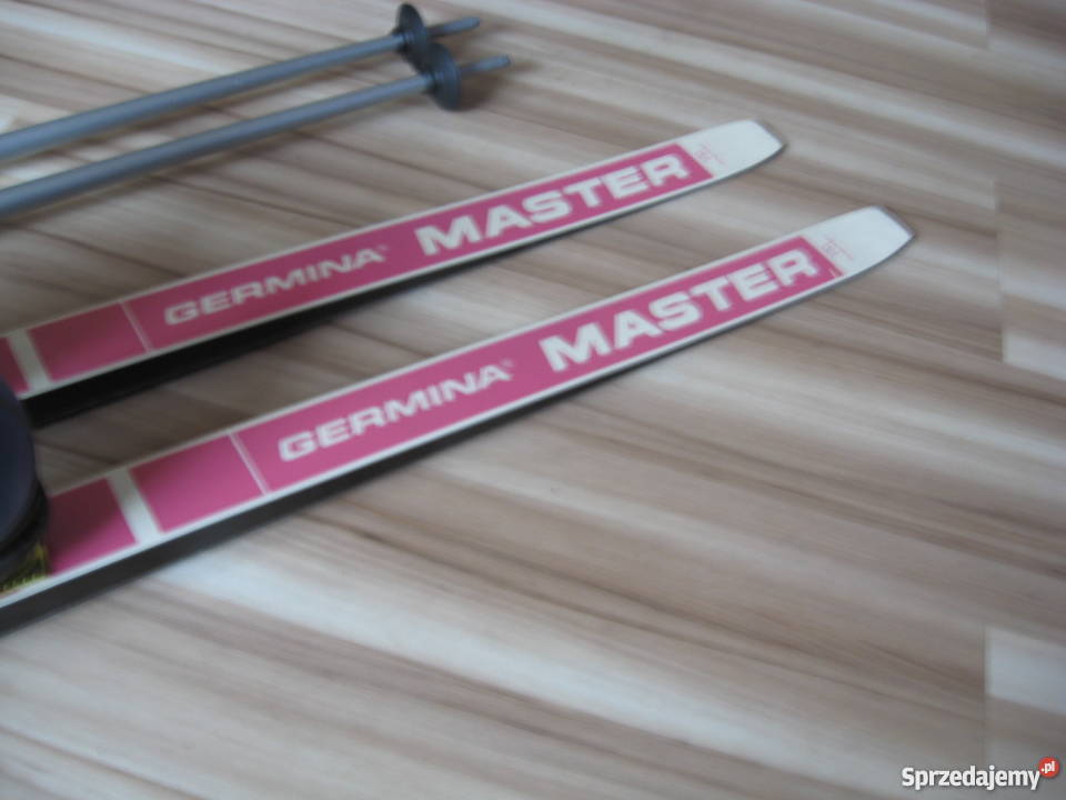 Narty biegowe GERMINA 170 buty 27 kijki 120 Grodziczno