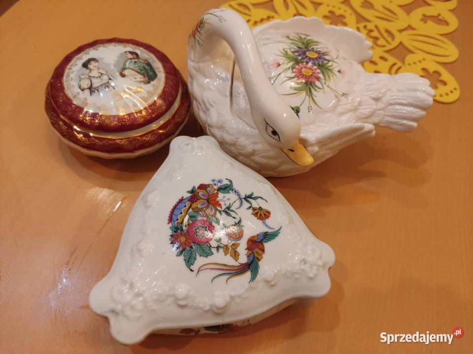 puzdro bomboniera szkatułka z porcelany lubuskie Gorzów Wielkopolski
