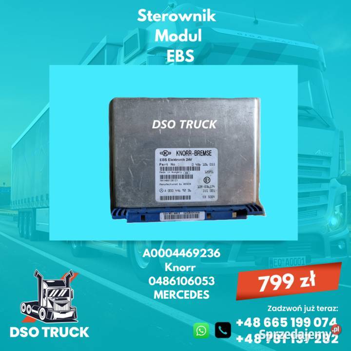 Sterownik Modul EBS A0004469236 Knorr 0486106053 Zawichost